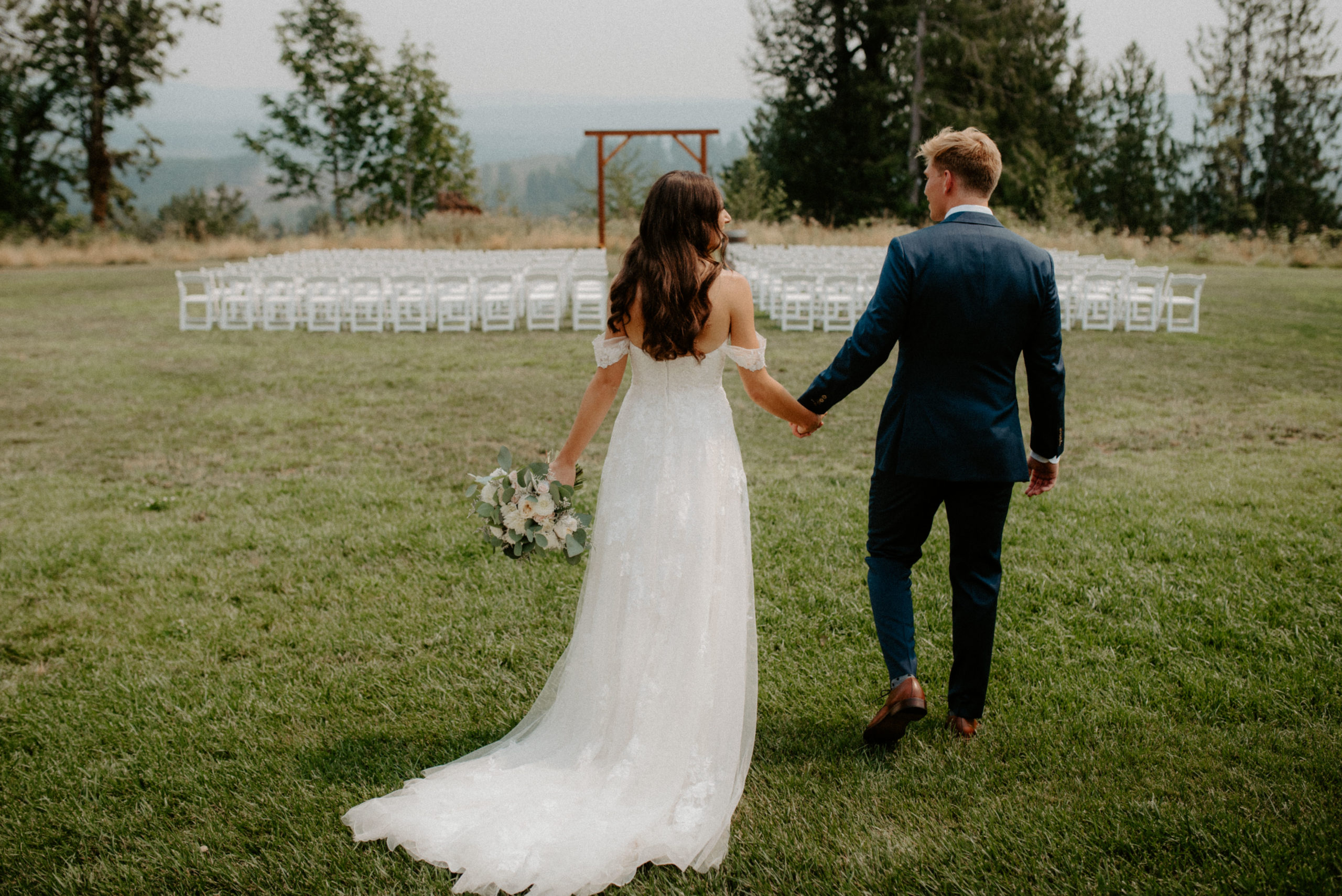 Washington Wedding Ceremony Portrait